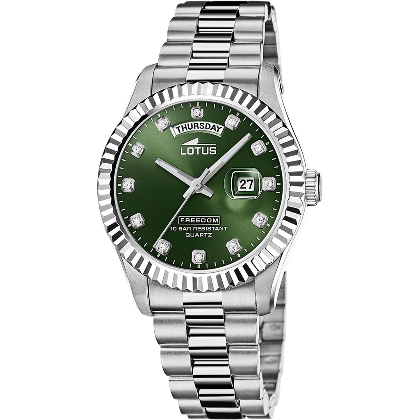 Lotus Classic Green 18854/6 Herrenuhr