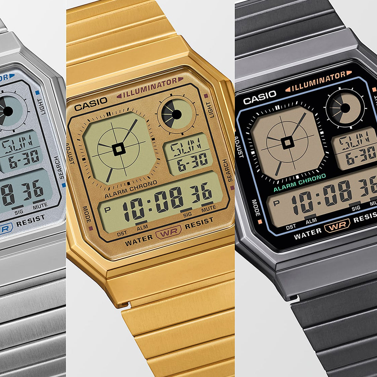 CASIO Vintage Edge LC A130WEGG-1AEF Uhr