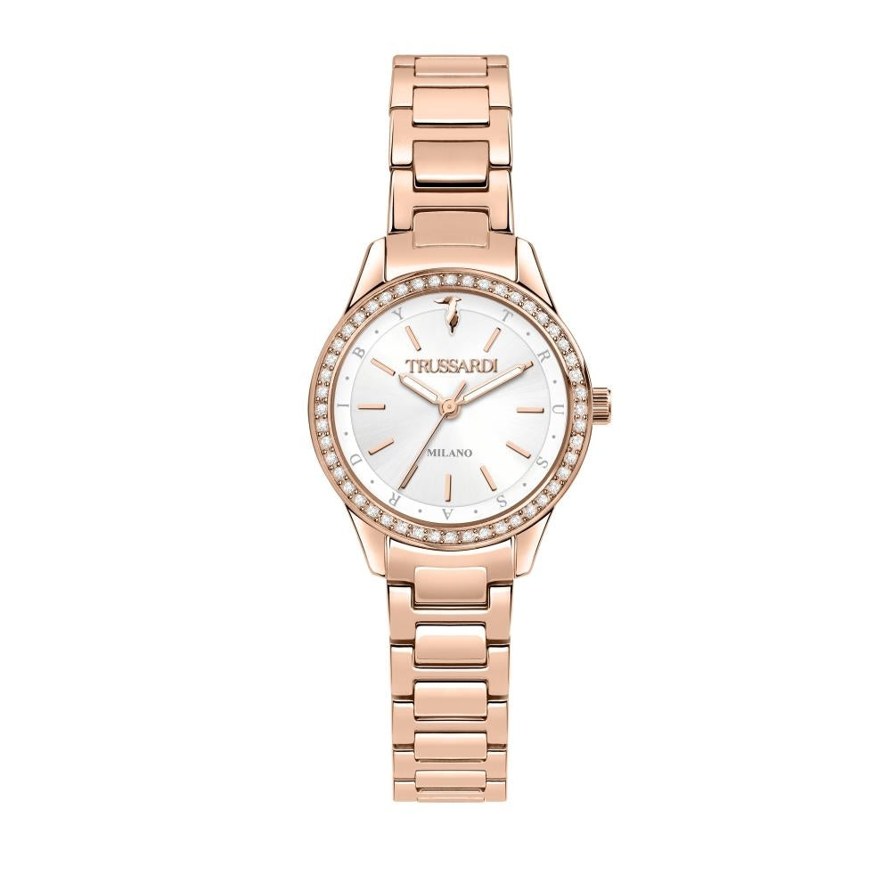 Trussardi T-Sky Crystals Rose Gold R2453151503