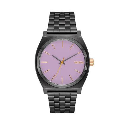 Nixon Medium Time Teller A1130-5271 Gunmetal/Lavender/Gold