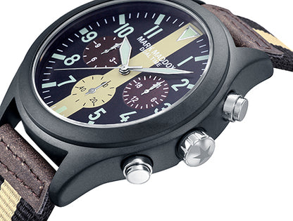 Mark Maddox Classic Black/Textile HC2001-55 Uhr