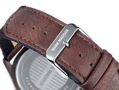 Mark Maddox Classic Black/Textile HC2001-55 Uhr