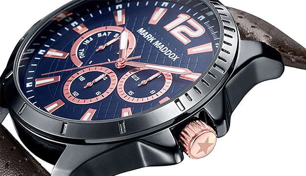 Mark Maddox Classic Leather HC6022-35 Herrenuhr