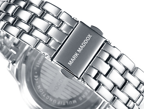Mark Maddox Classic Schwarz/Stahl HM0011-17