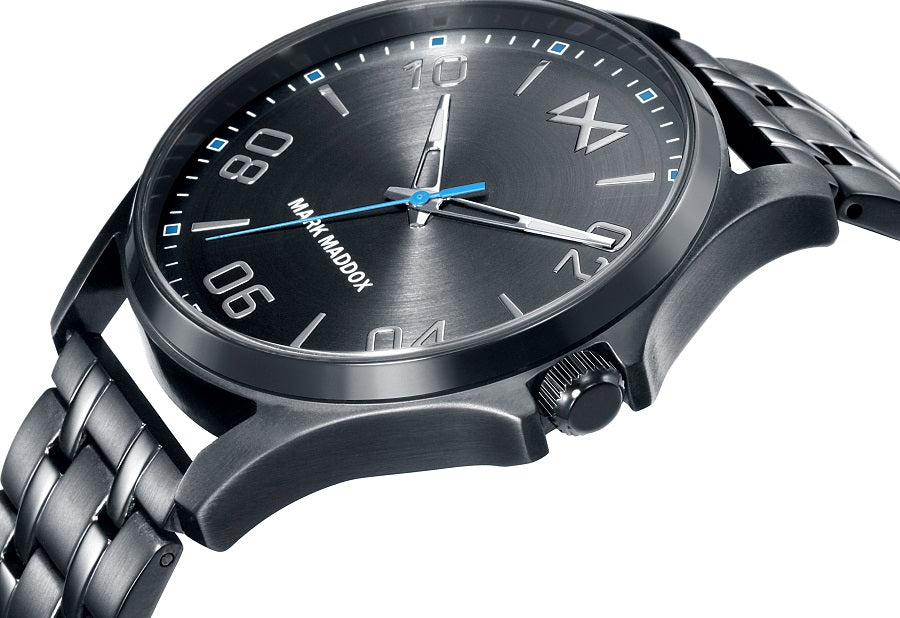 Mark Maddox HM7110-55 Schwarze Leder-Option