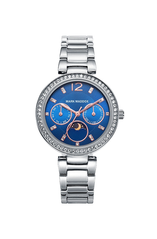 Mark Maddox Classic Blue Steel MM7017-35 Uhr