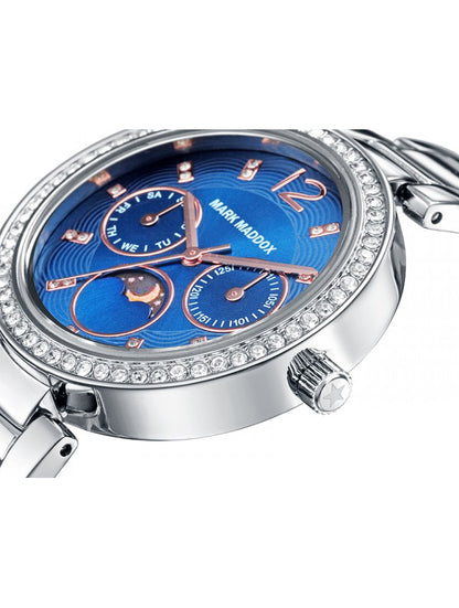 Mark Maddox Classic Blue Steel MM7017-35 Uhr